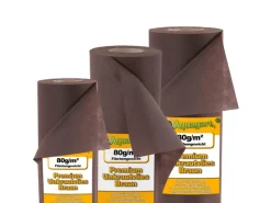 320m² Gartenvlies Unkrautvlies Mulchvlies 80g 1,6m Breit Braun*Aquagart New