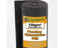 50m² Gartenvlies Unkrautvlies Mulchvlies Bodengewebe Geotexilvlies 120g 1m Breit*Aquagart Clearance