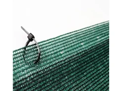 50m Schattiernetz Zaunblende Tennisblende Windschutznetz Sichtschutzzaun 150g 2m Breit*Aquagart Online