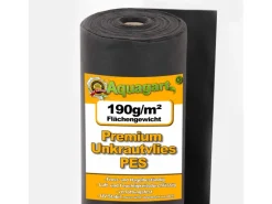 50m² Unkrautvlies Gartenvlies Mulchvlies Bodengewebe 190g 1m Breit PES*Aquagart