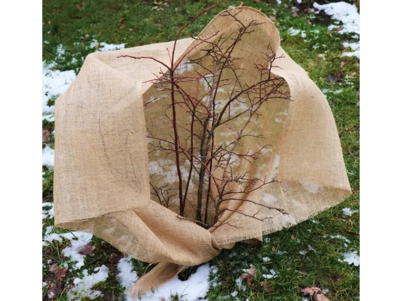 Aquagart Weitere Gartenhelfer|25m x 1m Jutegewebe 305g/m² Jutematte Gartenjute Jute Stoff Sackleinen Juteband