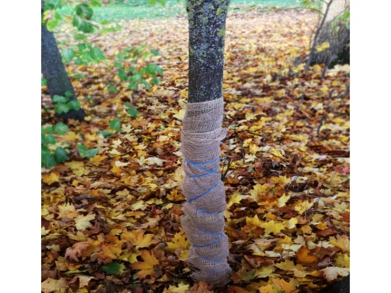 90m x 1m Jutegewebe 105g/m² Jutematte Gartenjute Jute Stoff Sackleinen Juteband*Aquagart Discount