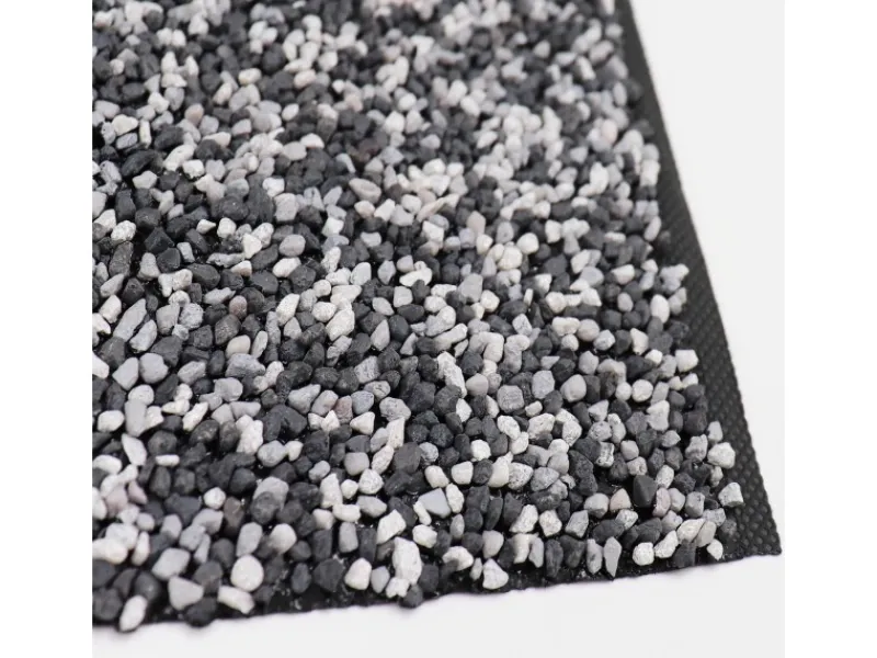 Aquagart Teichfolien|Steinfolie 2m x 1m Breit für Teichrand Bachlauf Teichfolie Kiesfolie Grau