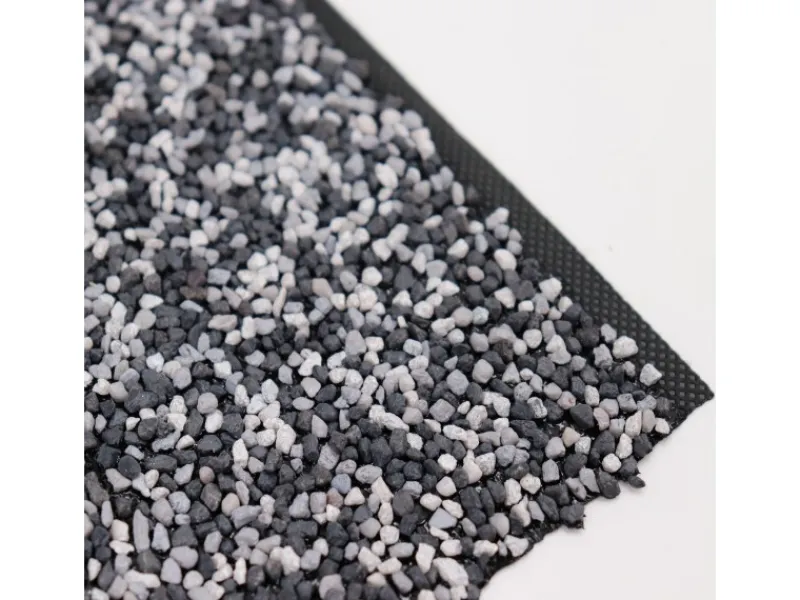 Aquagart Teichfolien|Steinfolie 2m x 1m Breit für Teichrand Bachlauf Teichfolie Kiesfolie Grau