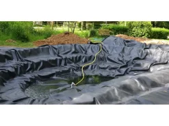 Aquagart Teichfolien|Teichfolie PVC 4m x 4m 1,0mm Schwarz Folie für den Gartenteich