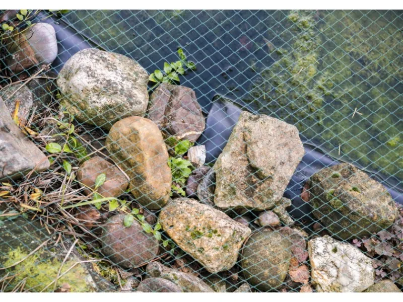 Teichnetz 14m x 10m Laubnetz Abdecknetz Silonetz Robust*Aquagart Discount