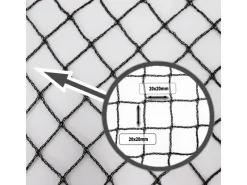 Teichnetz 36m x 20m Schwarz Fischteichnetz Laubnetz Netz Vogelschutznetz Robust*Aquagart Outlet