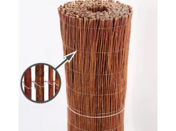 Weidenmatte 5m x 90 cm I Sichtschutzmatte Aus Weiden Sichtschutz Für Garten*Aquagart Discount