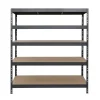 Rivet Schwerlastregal 180 x 150 x 45 cm 5 Böden Anthrazit FSC®*AR Shelving Hot