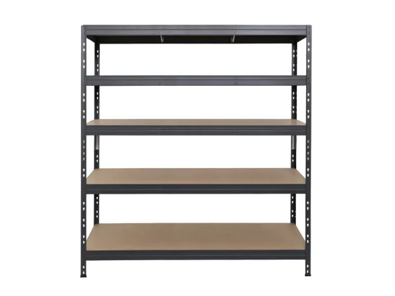 Rivet Schwerlastregal 180 x 150 x 45 cm 5 Böden Anthrazit FSC®*AR Shelving Hot