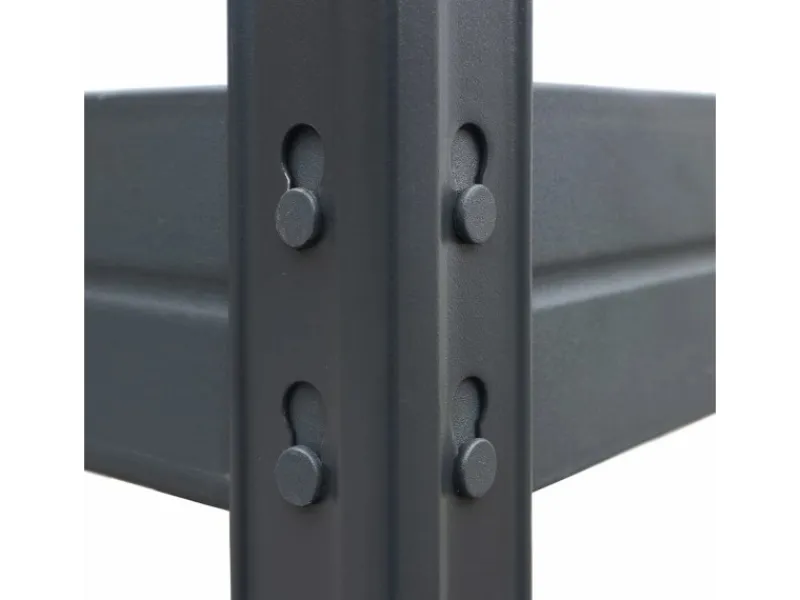 Rivet Schwerlastregal 180 x 150 x 45 cm 5 Böden Anthrazit FSC®*AR Shelving Hot