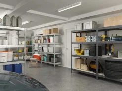 AR Shelving Kaminholzregale|Schwerlast-Steckregal Rivet M 180cm x 90 cm x 40cm 5B FSC®