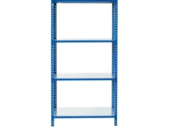 Steckregal Blau & Verzinkt 200 x 60 x 40 cm 4 Böden 180 kg*AR Shelving Online