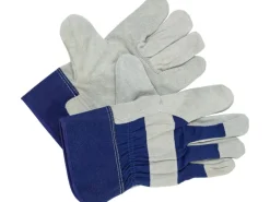 Arbeitshandschuh Rindspaltleder Grau-Blau Größe 10*LUX-TOOLS Outlet