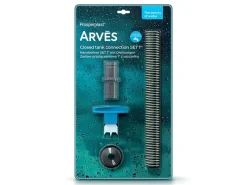 Arves Regenwasser-Nutzung|Anschluss Set mit Dichtungen 1'' (23,5 mm) Basalt