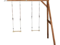 AXI Gartenspielgeräte|Doppel-Anbauschaukel Braun 160 x 244 x 207 cm