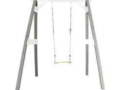 Einzelschaukel Grau - Weiß 160 x 181 x 207 cm*AXI Best