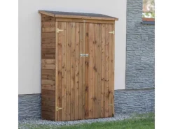 Gartenschrank Olivier Holz 131 cm x 180 cm Braun*AXI New