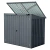 AXI Mülltonnenboxen|Gartenschränke|Gartenschrank Oscar Metall 2 x 240 l Anthrazit