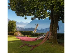 AXI Weitere Gartenmöbel|Hängematte Hawaii Set mit Holzgestell Rot