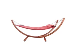 AXI Weitere Gartenmöbel|Hängematte Hawaii Set mit Holzgestell Rot
