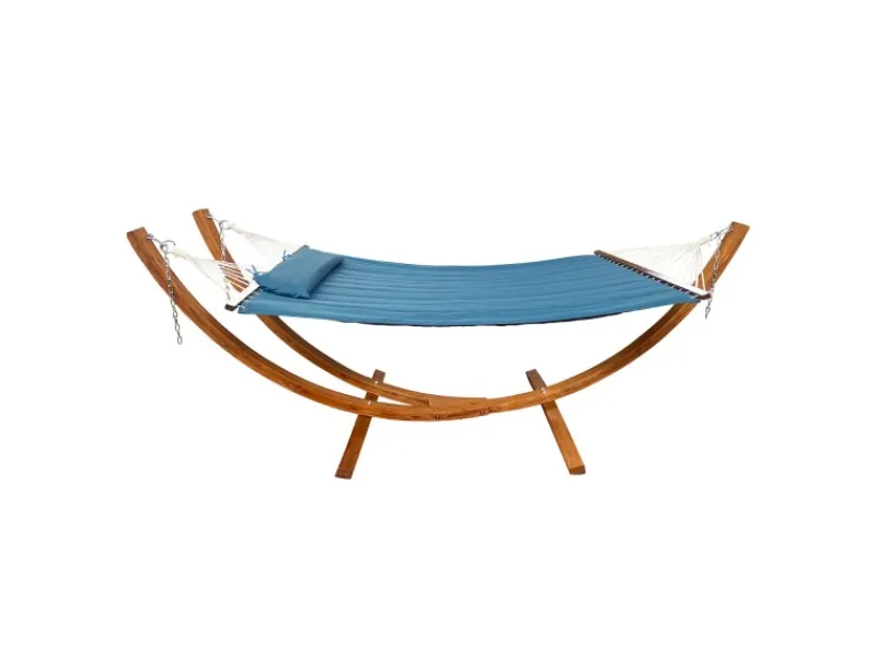 AXI Weitere Gartenmöbel|Hängematte Hawaii Set mit Holzgestell Blau