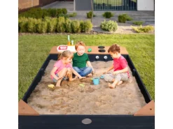 Kelly Sandkasten mit Spielküchenzeile Anthrazit - Braun 180 x 115 x 22 cm*AXI Clearance