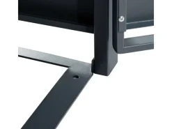 Mülltonnenbox Lucas Metall 2 x 240 l Anthrazit/Holzoptik*AXI Outlet