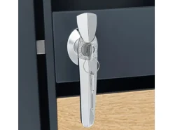 Mülltonnenbox Lucas Metall 240 l Anthrazit/Holzoptik*AXI Hot