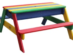 AXI Wasserspielzeug|Nick Sand & Wasser Picknicktisch Regenbogen mit Sonnenschirm