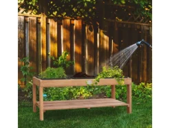 Sand und Wassertisch mit 3 Behältern Dunkelbraun Behälter Schwarz*AXI Best