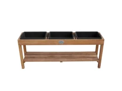 Sand und Wassertisch mit 3 Behältern Dunkelbraun Behälter Schwarz*AXI Best