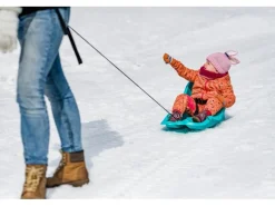 Outdoor-Spielzeug|Babyschlitten mit Lehne 74 cm x 38 cm x 33 cm Grün