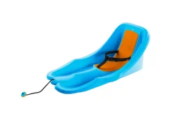 Outdoor-Spielzeug|Babyschlitten mit Lehne 74 cm x 38 cm x 33 cm Blau