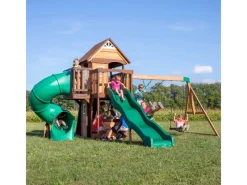 Backyard Spielturm Discovery Cedar Cove Schaukeln Rutsche Aussichtsturm*Backyard Discovery Clearance