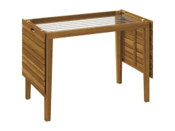 Balkonmöbel|Gartenmöbel-Sets|Balkonmöbel-Set Grenora 3-teilig FSC Holz Natur