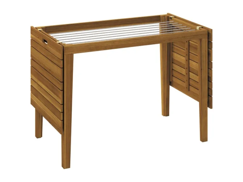 Balkonmöbel|Gartenmöbel-Sets|Balkonmöbel-Set Grenora 3-teilig FSC Holz Natur