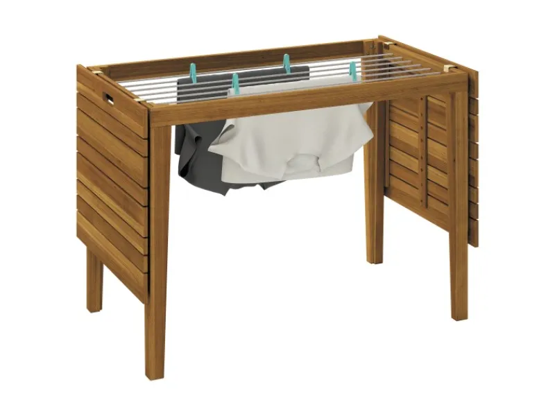 Balkonmöbel|Gartenmöbel-Sets|Balkonmöbel-Set Grenora 3-teilig FSC Holz Natur