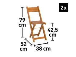 Balkonmöbel-Set Marmora mit Regalfunktion 3-tlg. Akazie Geölt* Best