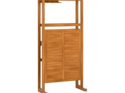 Balkonmöbel-Set Marmora mit Regalfunktion 3-tlg. Akazie Geölt* Best