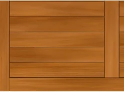 Balkonmöbel-Set Marmora mit Regalfunktion 3-tlg. Akazie Geölt* Best