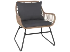 Balkonmöbel|Gartenmöbel-Sets|Balkonmöbel-Set Willmar 3-teilig Polyrattan Beige