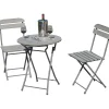 Balkon-Set Lugo 3-tlg. Grau*Garden Pleasure Best