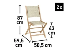 Balkon-Set Templeton 3-teilig Akazie FSC®* Hot