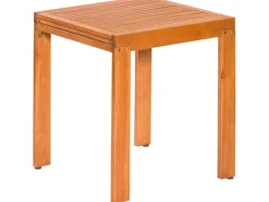 Balkontisch 65/130 cm x 70 cm Eukalyptus Ausziehbar*Merxx Discount