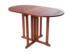 Garden Pleasure Balkonmöbel|Balkontisch Baltimore oval klappbar Holz