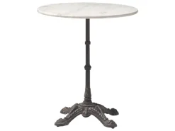 Balkontisch Pizana Rund Ø 65 cm Marmor-Optik* Best