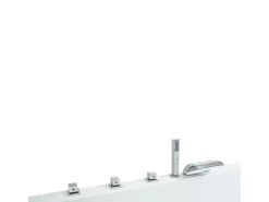 BASERA Outdoor Whirlpools|® Indoor Whirlpool Badewanne XXL Milos 2 Personen Classic 190 x 120 cm