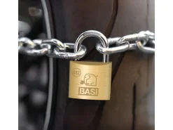 Basi Motorroller|- Vorhangschloss - VHS 612 - 30 mm - Gleichschließend - mit Wasserstop - inkl. 2 Schlüssel - Messinggehäuse