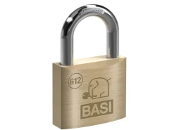 Basi Sportgeräte|- Vorhangschloss - VHS 612 - 25 mm - Verschiedenschließend - inkl. 2 Schlüssel - Messinggehäuse